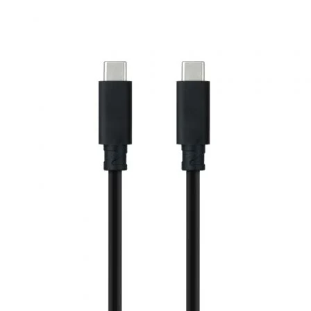 Nano Cable Cable USB 3.1 Tipo-C 10.01.4102 - USB-C Macho a USB-C Macho, 100W, 10 Gbps, 4K@60Hz, Thunderbolt 3, 2 Metros, Negro Nano Cable Cable USB 3.1 Tipo-C 10.01.4102 - USB-C Macho a USB-C Macho, 100W, 10 Gbps, 4K@60Hz, Thunderbolt 3, 2 Metros, Negro